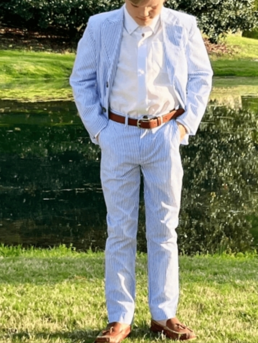 Brown Bowen & Company Seersucker Pants